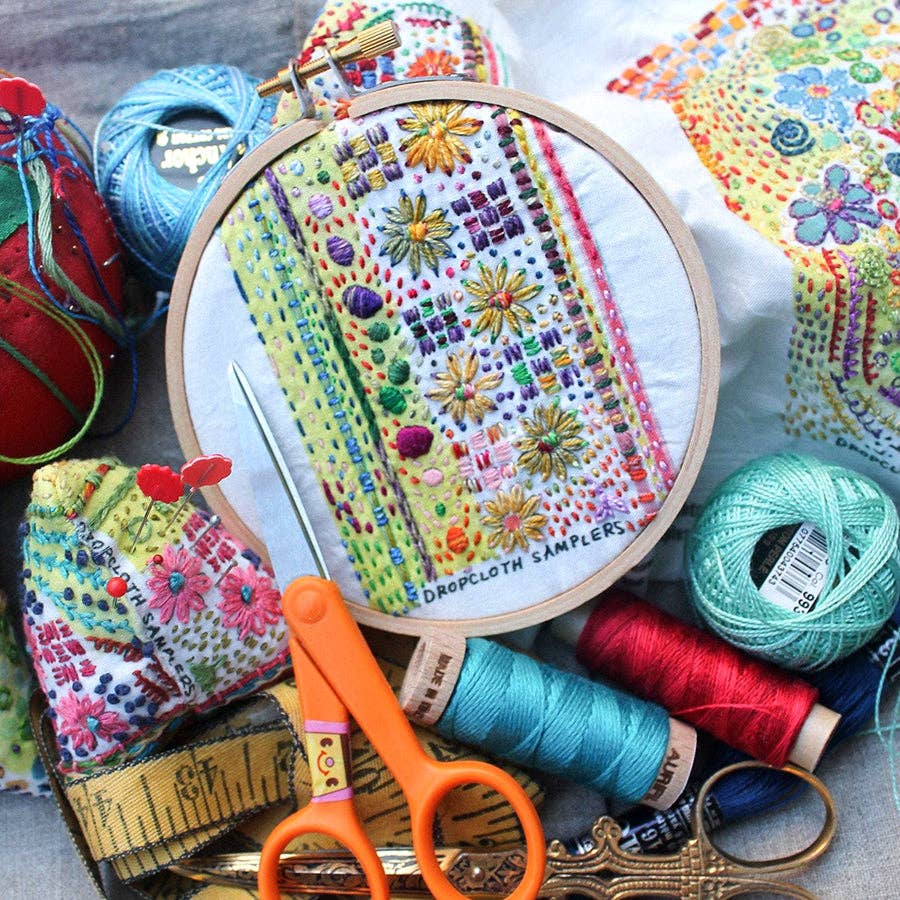 Hand-Embroidered Pin Cushion Project Kit